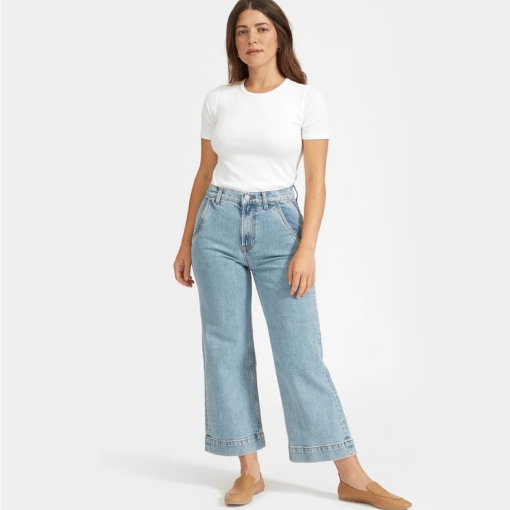 Everlane - The Wide-Leg Jean - Size 27 ankle